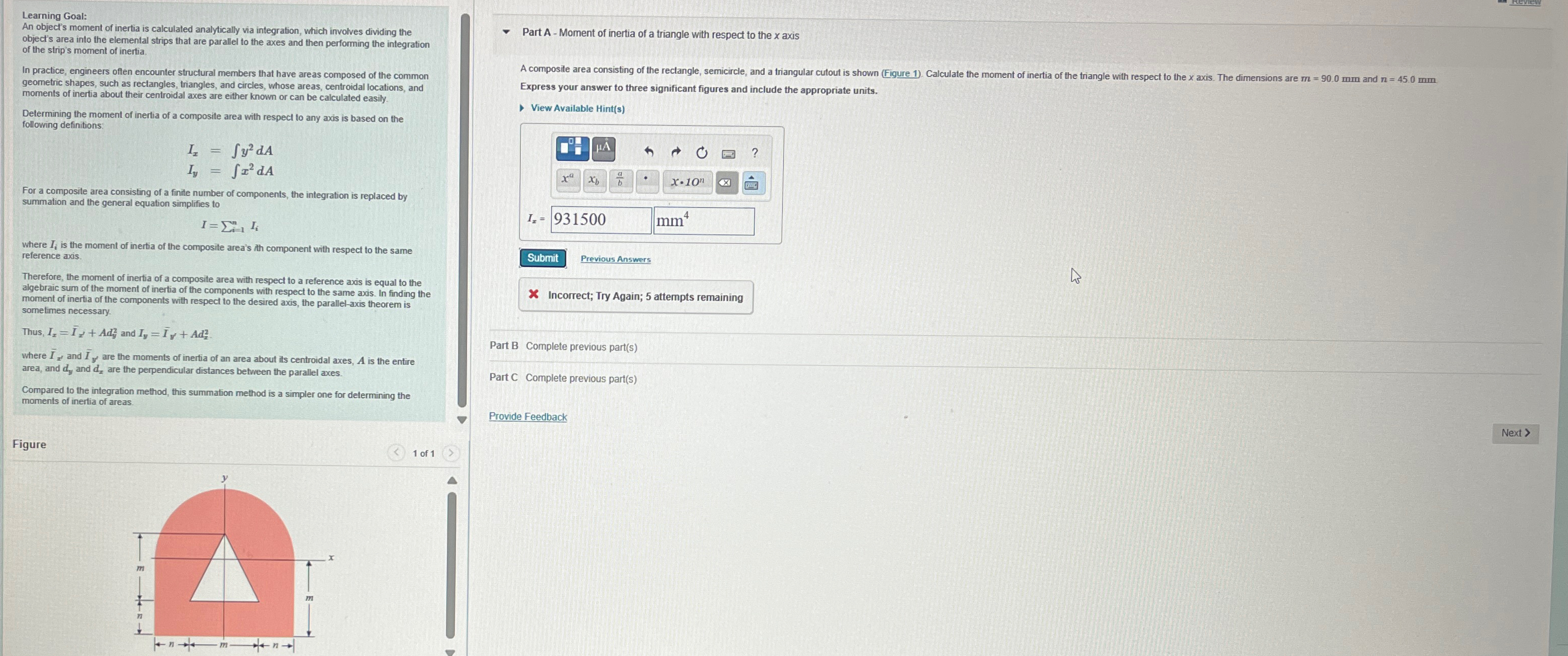 Learning Goal: An object's moment of inertia is