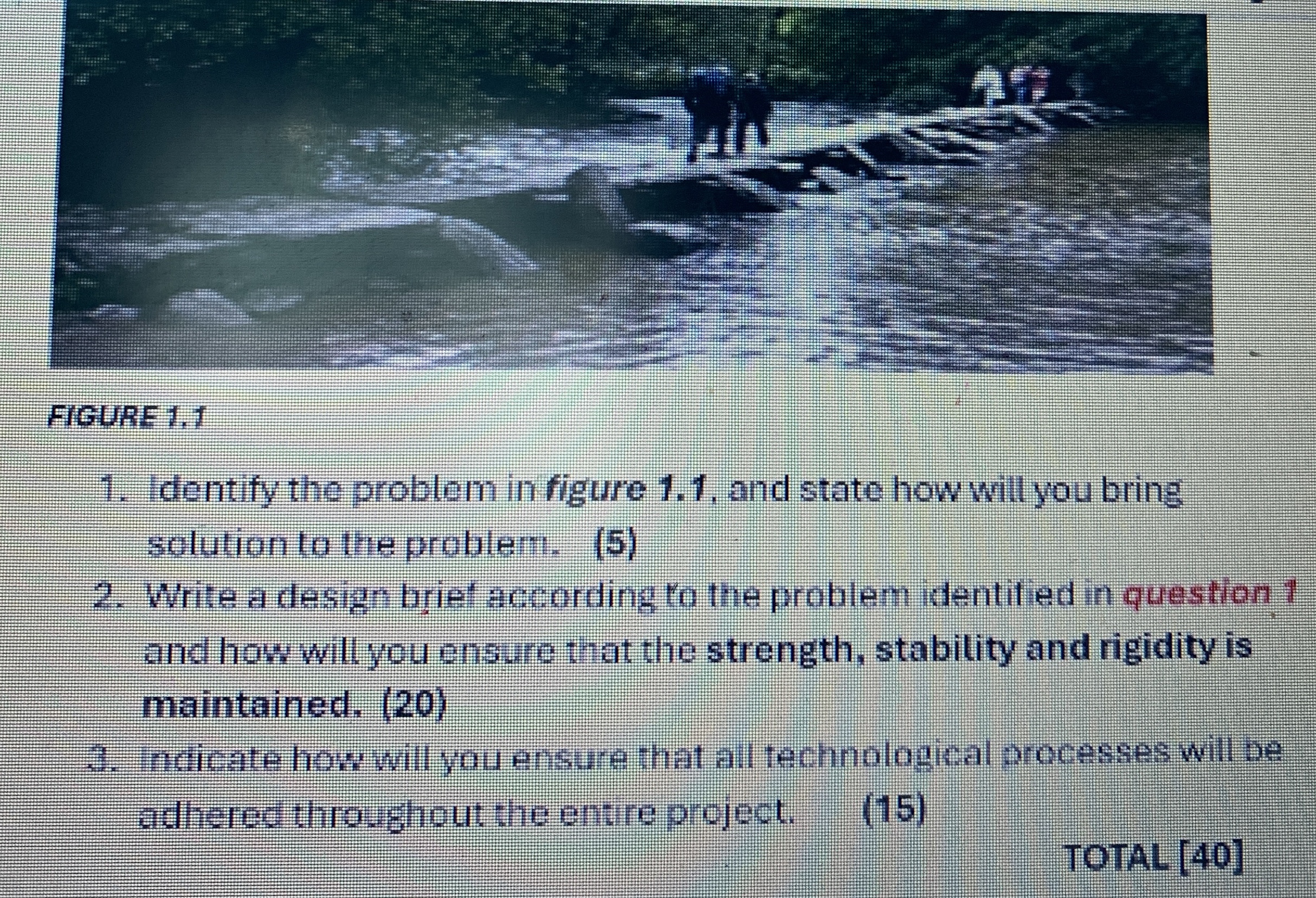 FIGURE 1 . 1 Identify the problem in figure 1 . 1