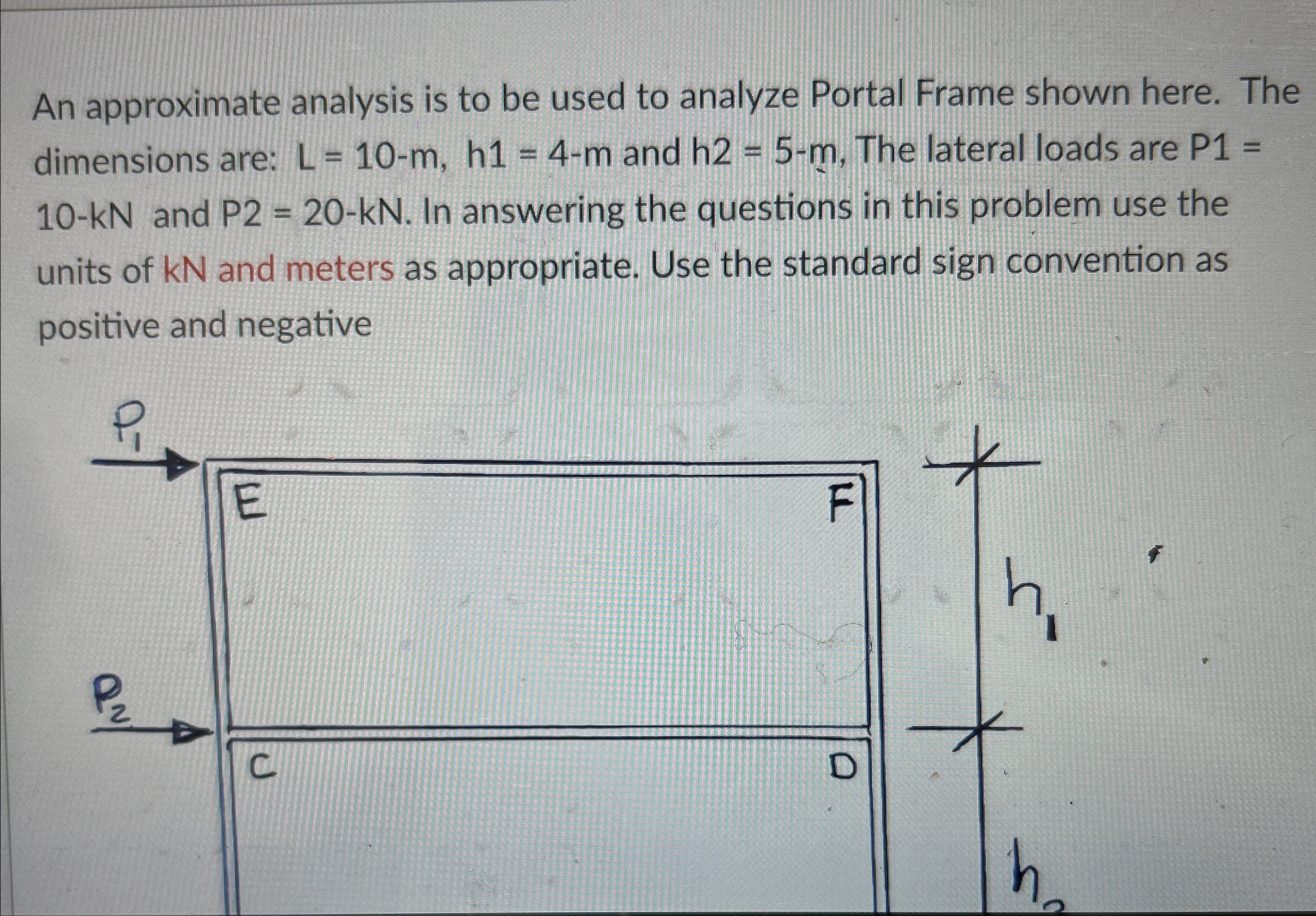 An approximate analysis is to be used to analyze
