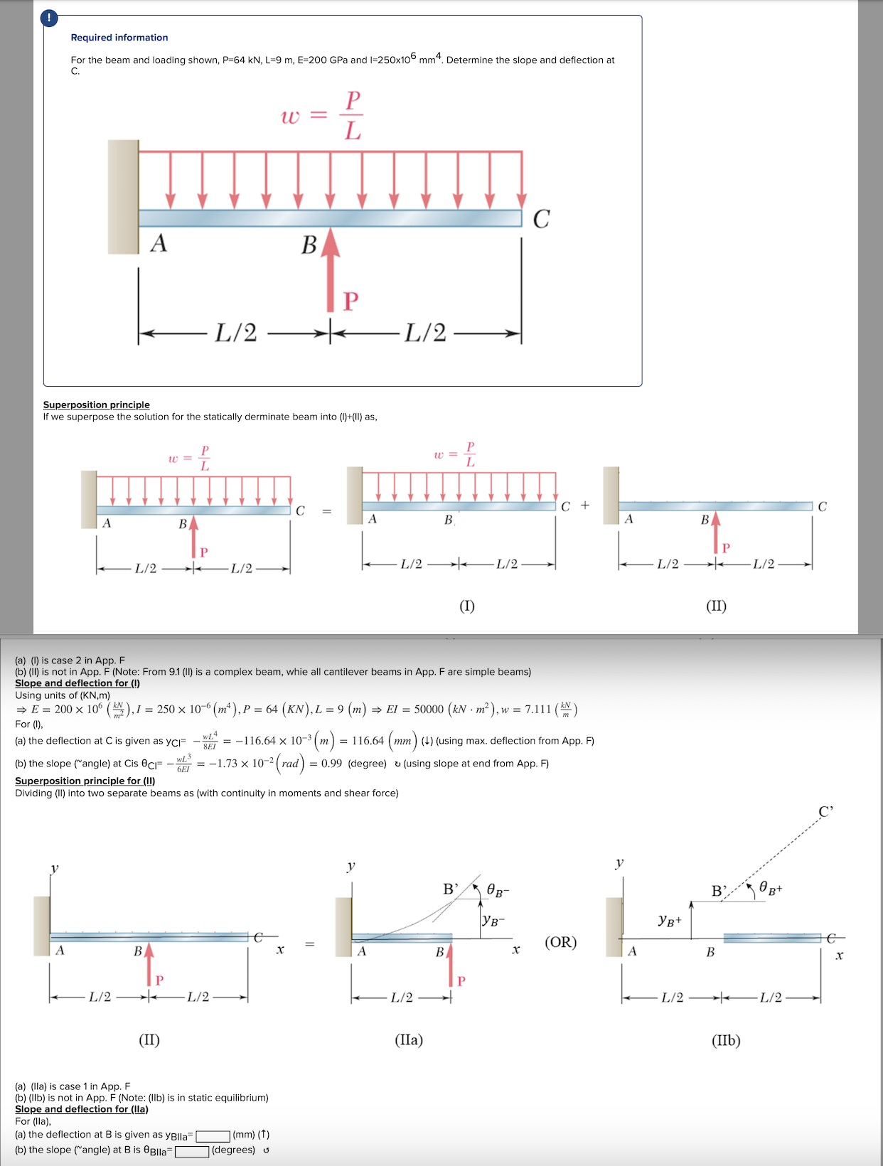 ( a ) ( I ) is case 2 in App. F ( b ) ( II ) is