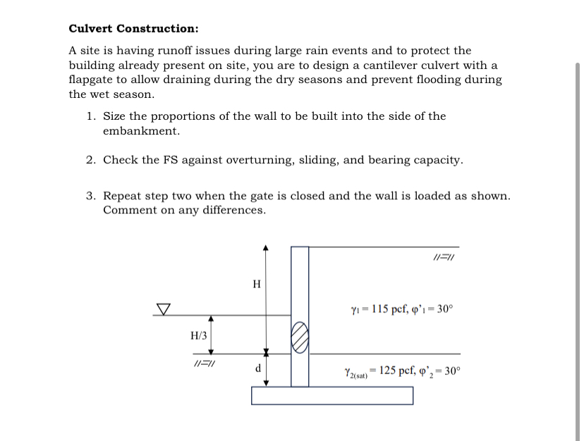 Determine the dimensions of the slope for the