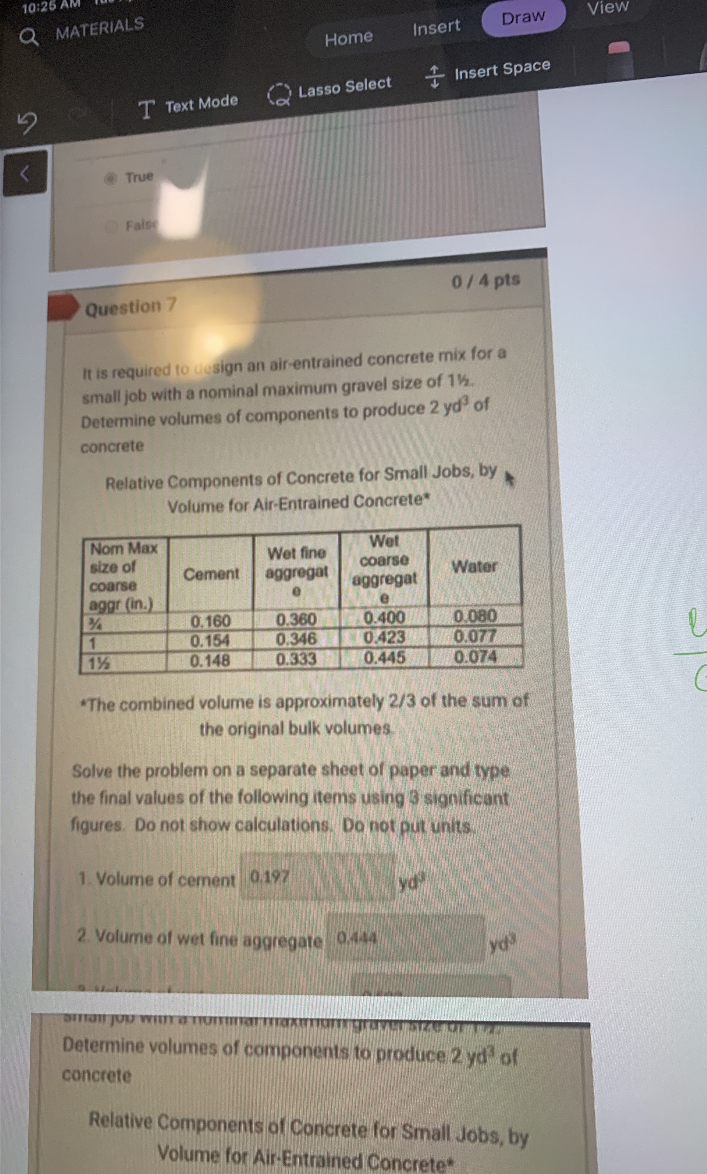0 4 pts It is required to design an air -