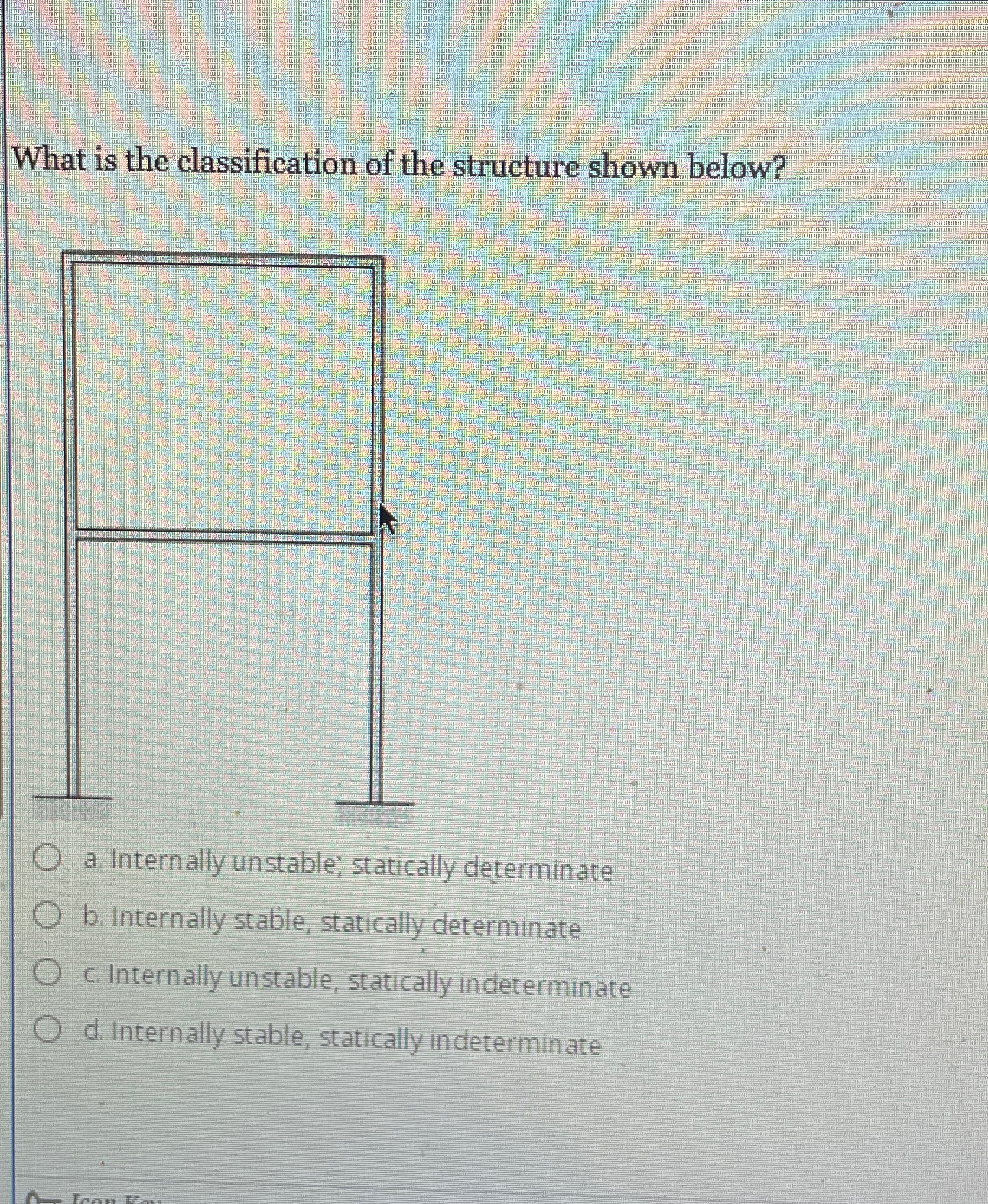 What is the classification of the structure shown