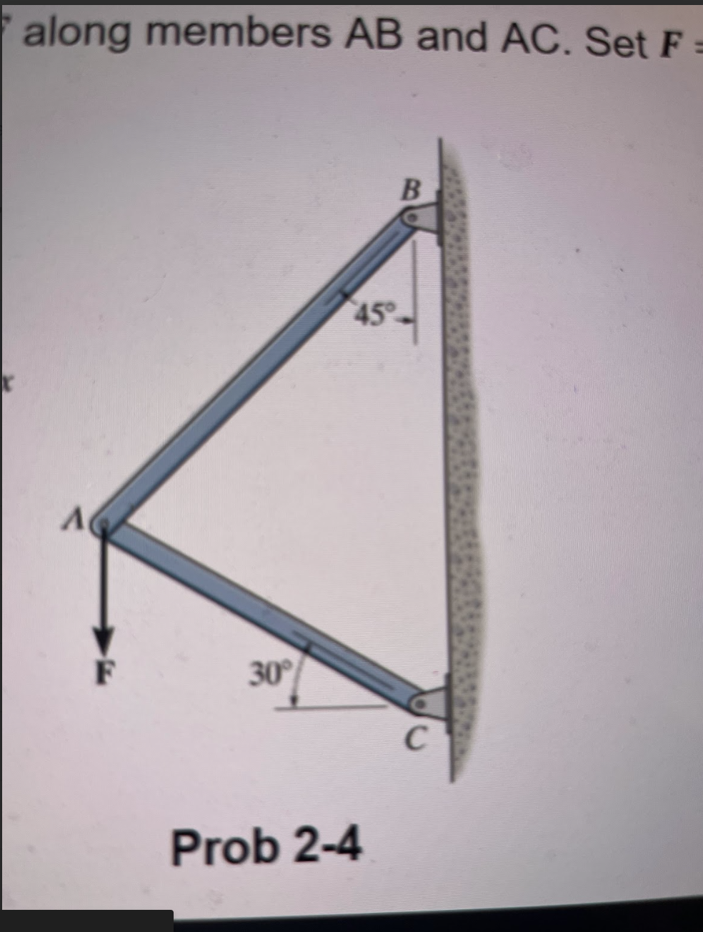 Determine the magnitudes of the two components of