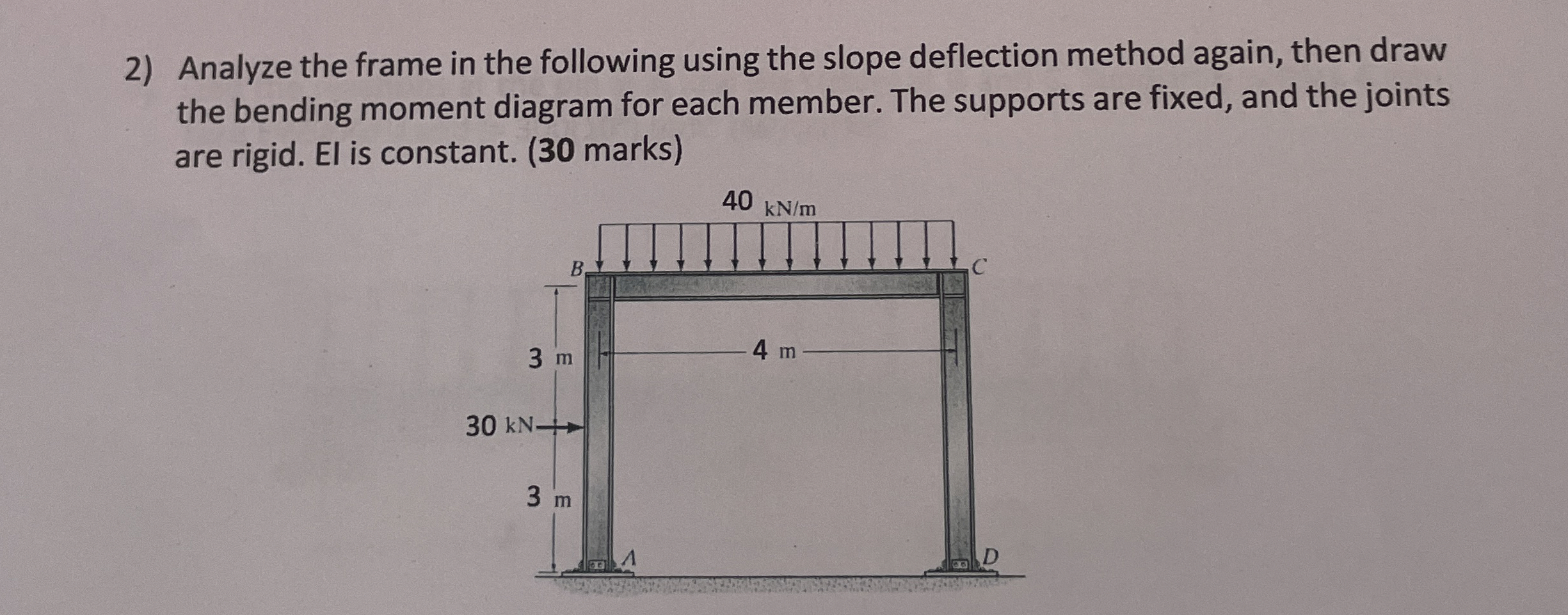 Analyze the frame in the following using the