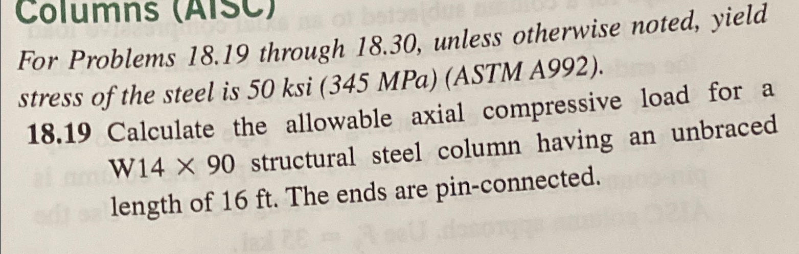 For Problems 1 8 . 1 9 through 1 8 . 3 0 , unless