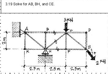 3 . 1 9 Solve for AB , BH , and CE .