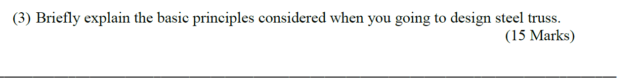 ( 3 ) Briefly explain the basic principles