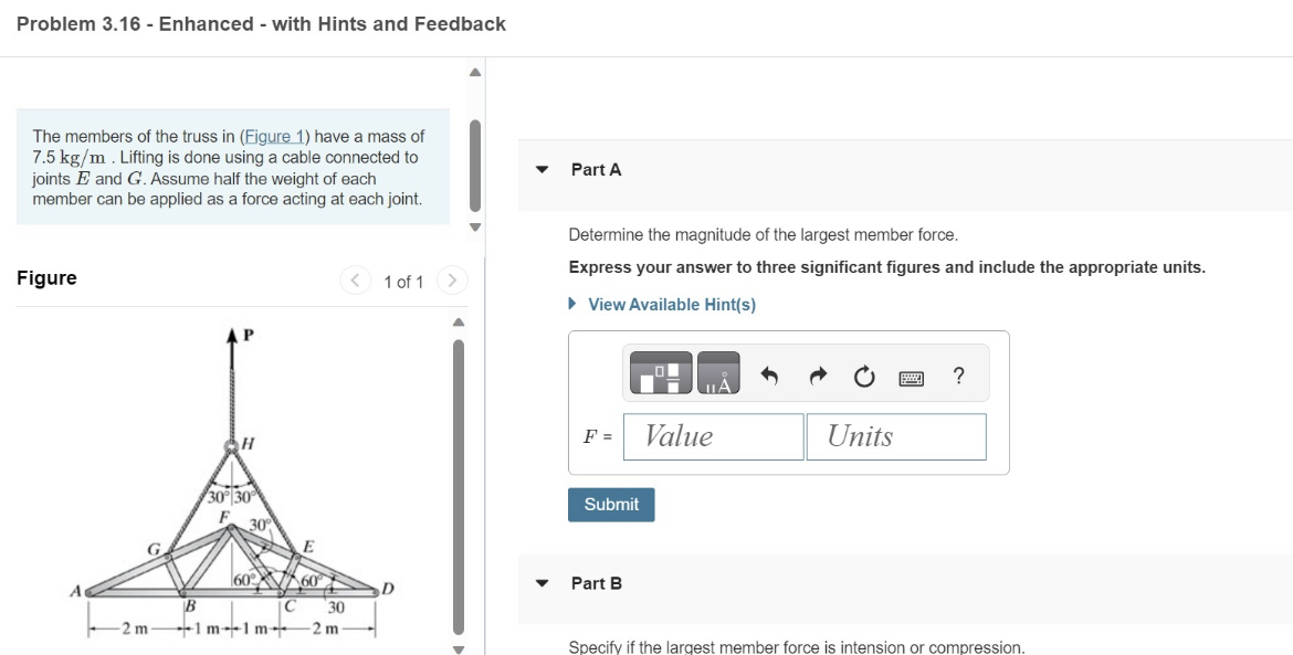 Problem 3 . 1 6 - Enhanced - with Hints and
