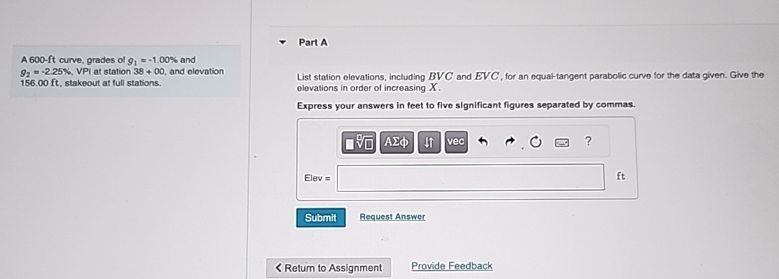 A 6 0 0 - f t curve, grades of g 1 = - 1 . 0 0 %