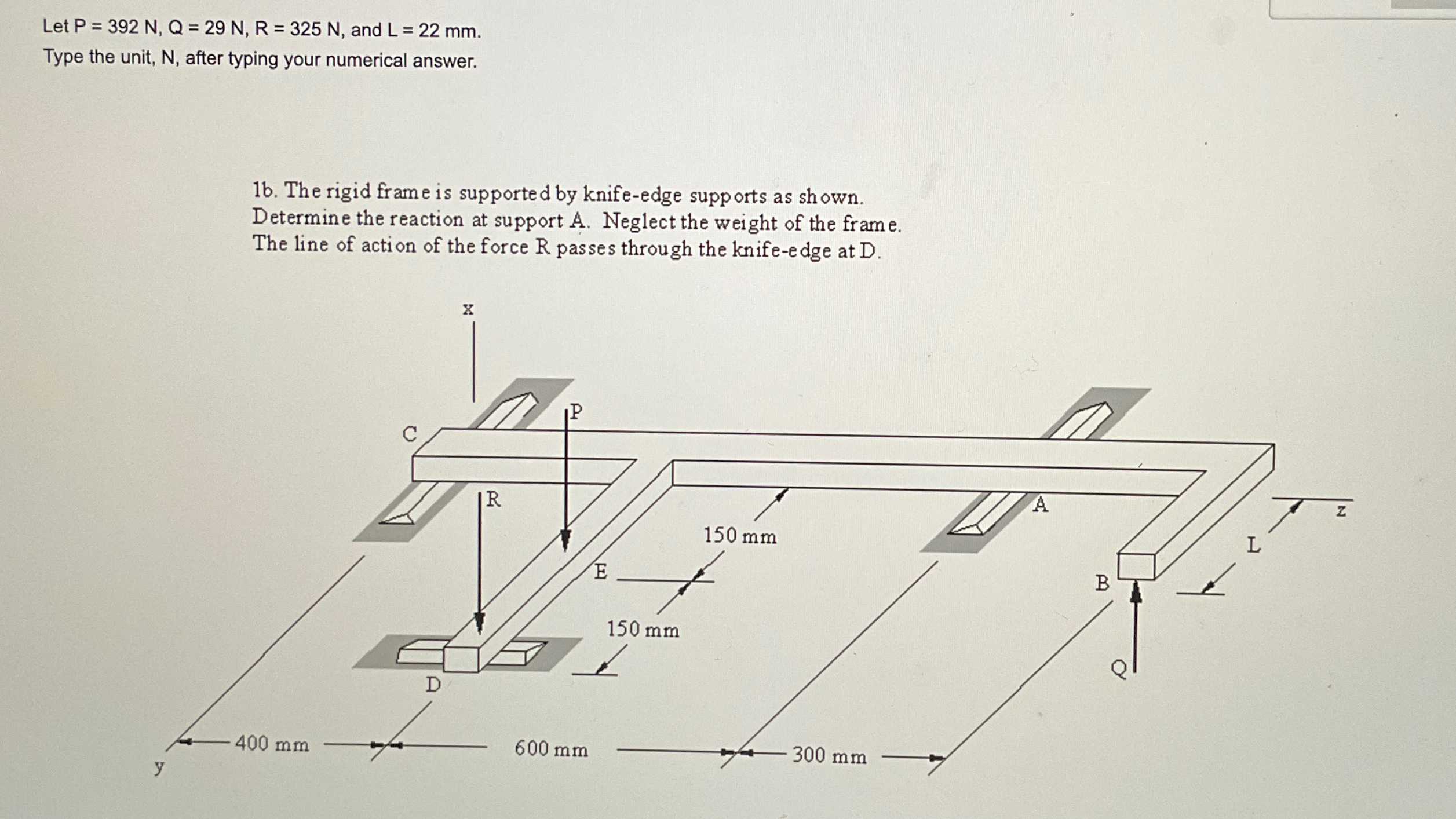 Let P = 3 9 2 N , Q = 2 9 N , R = 3 2 5 N , and L