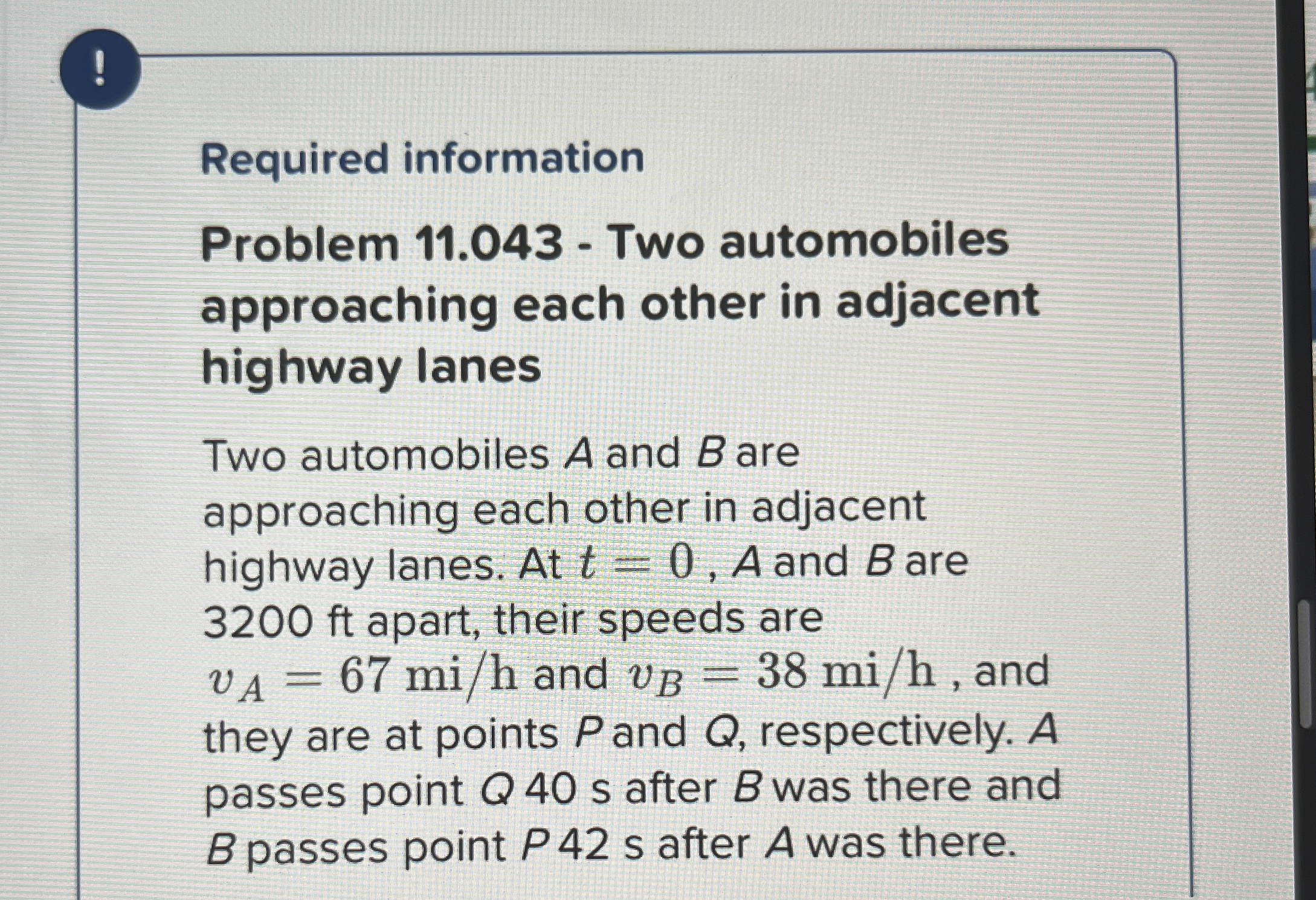 ! Required information Problem 1 1 . 0 4 3 - Two