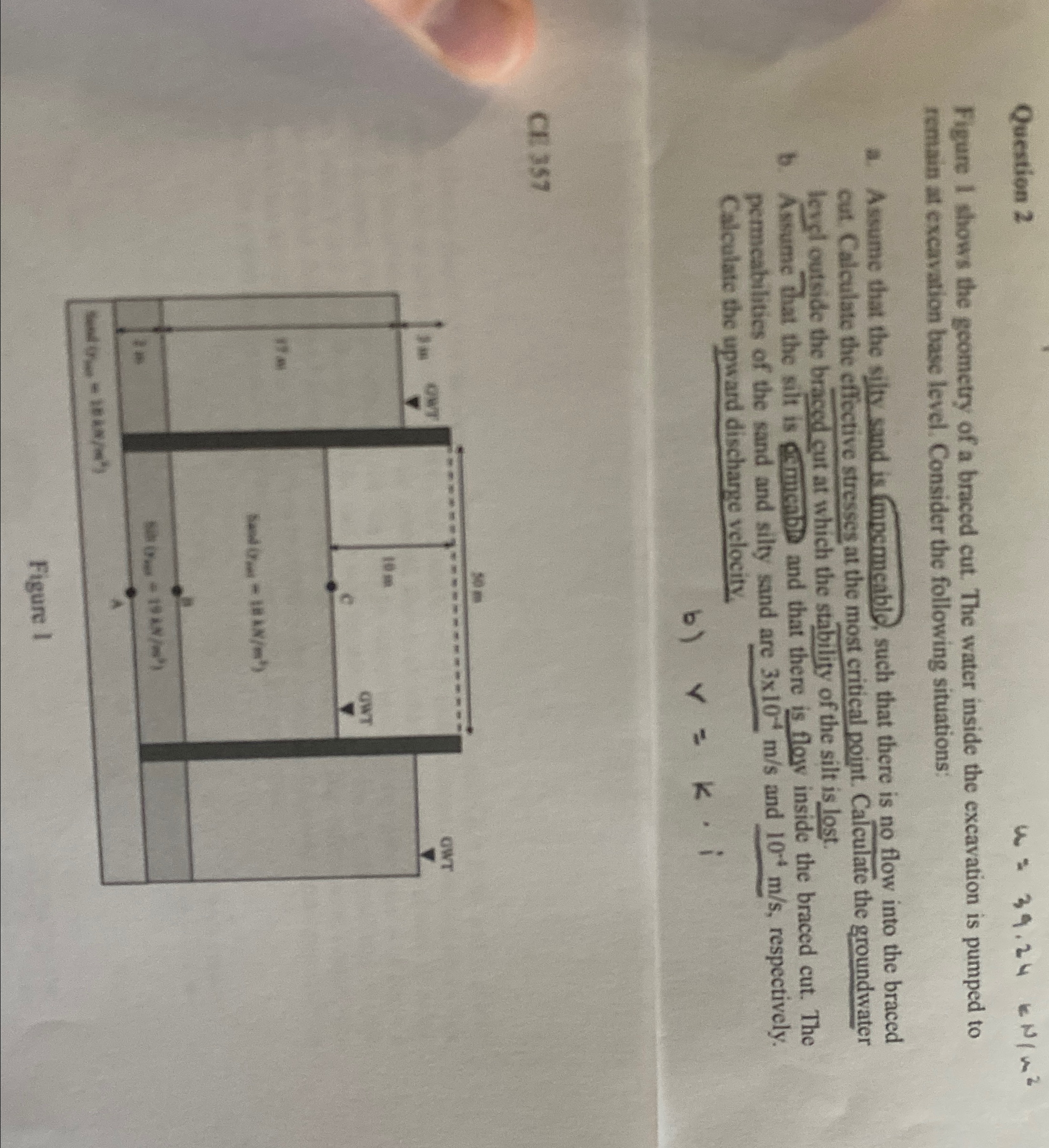 Question 2 Figure 1 shows the Geometry of a
