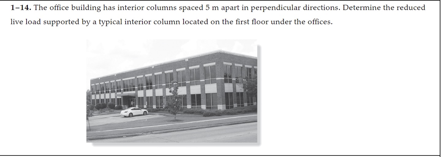 1 - 1 4 . The office building has interior