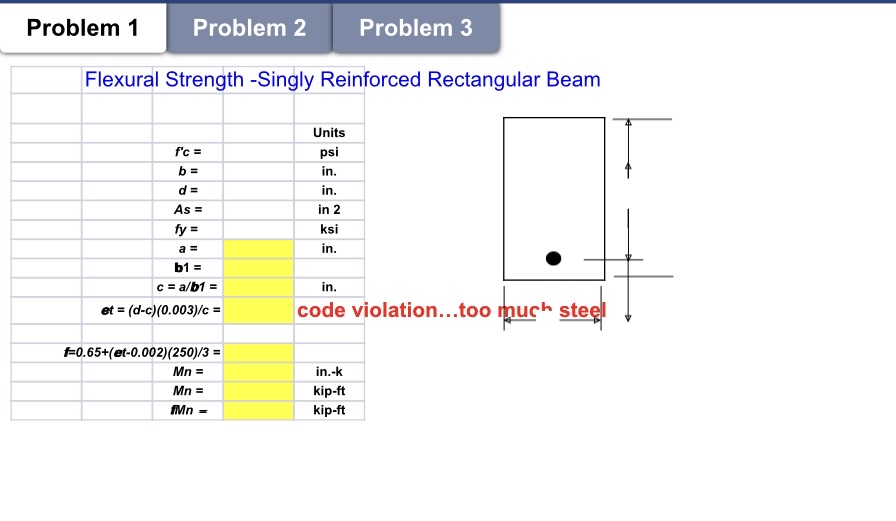 Problem 1 It need to be done in excel , and show
