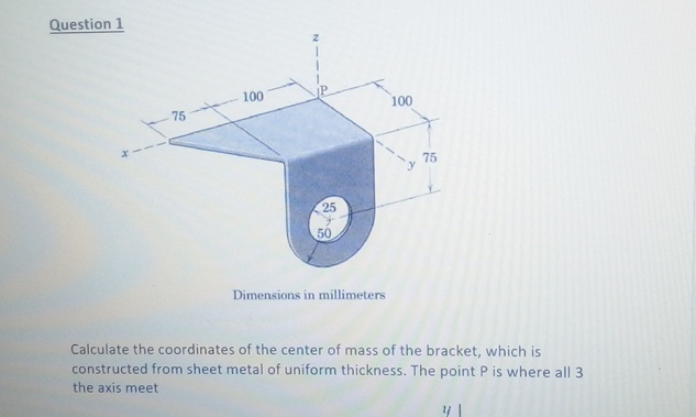 Questi Calculate the coordinates of the center of