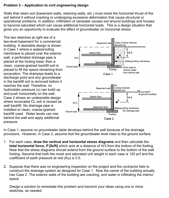 Problem 3 - Application to civil engineering