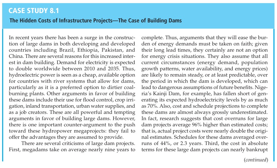 Questions 1 . Given the history of large cost