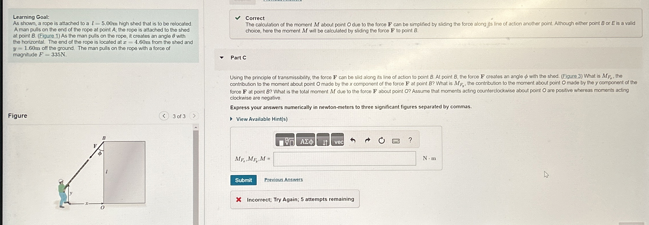 Learning Goal: As shown, a rope is attached to a