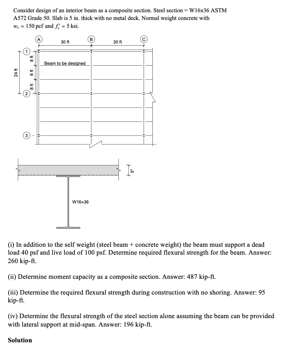 Please give calculations to given solutions.