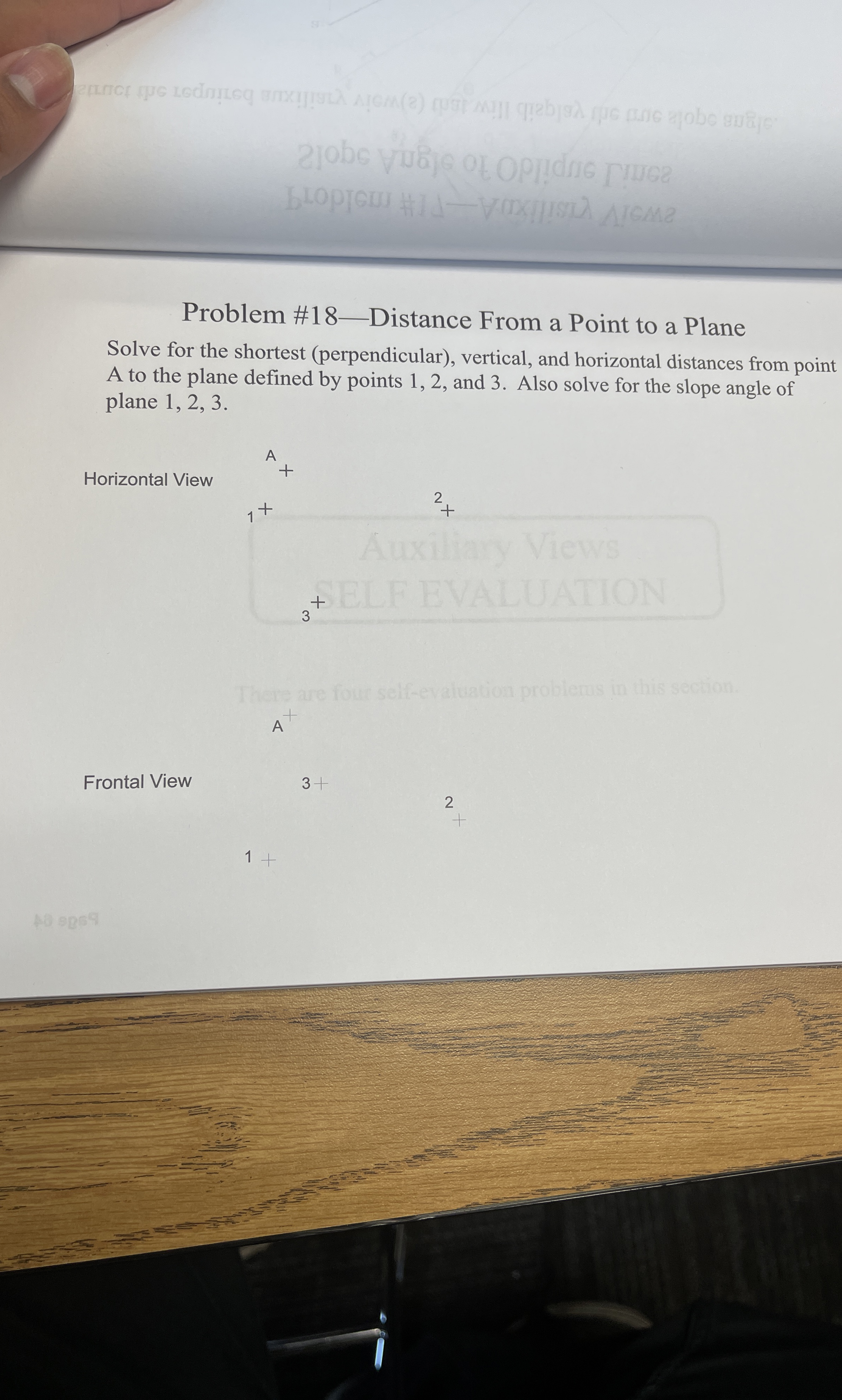 Problem # 1 8 - Distance From a Point to a Plane