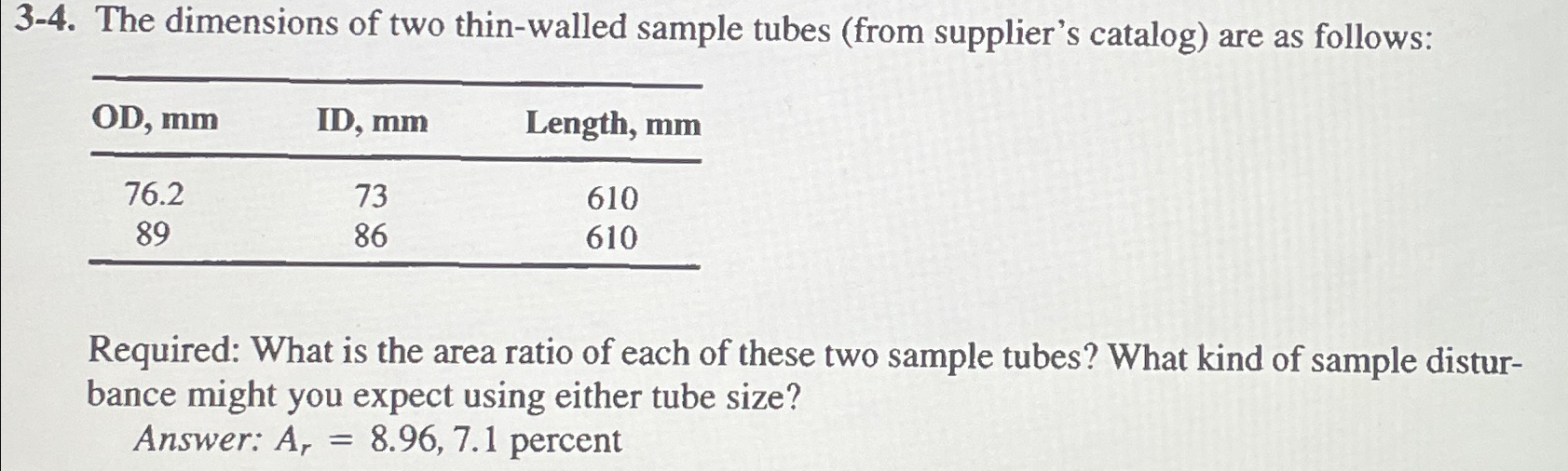 3 - 4 . The dimensions of two thin - walled