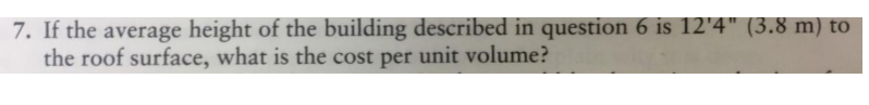 If the average height of the building described