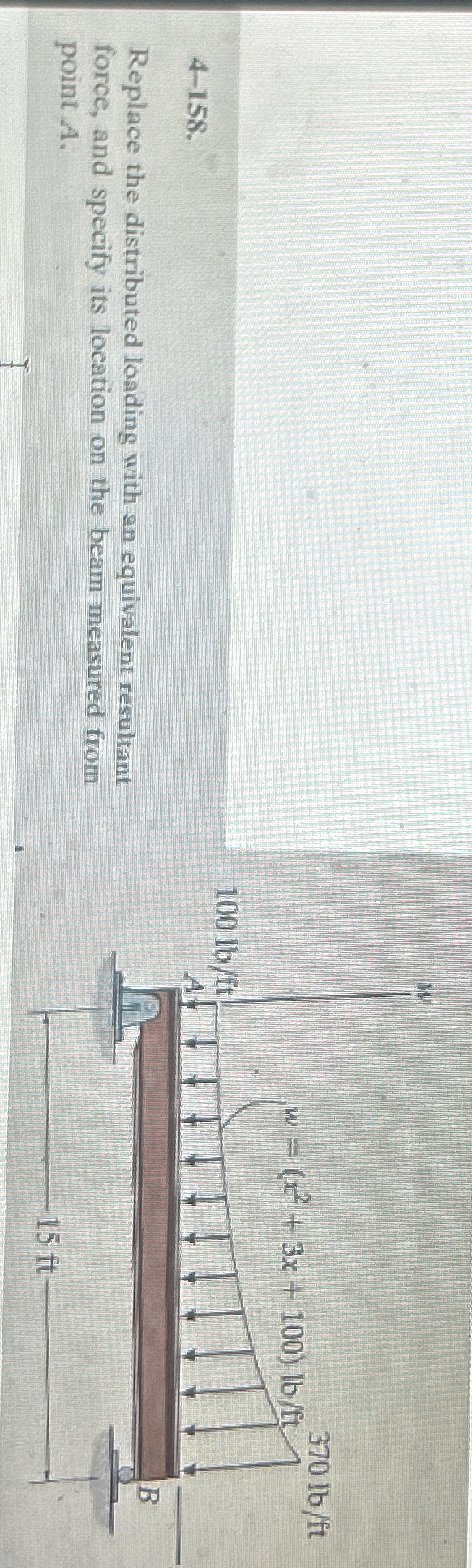 4 - 1 5 8 . Replace the distributed losding with