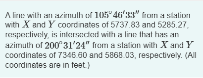 What are the X and Y coordinates of the