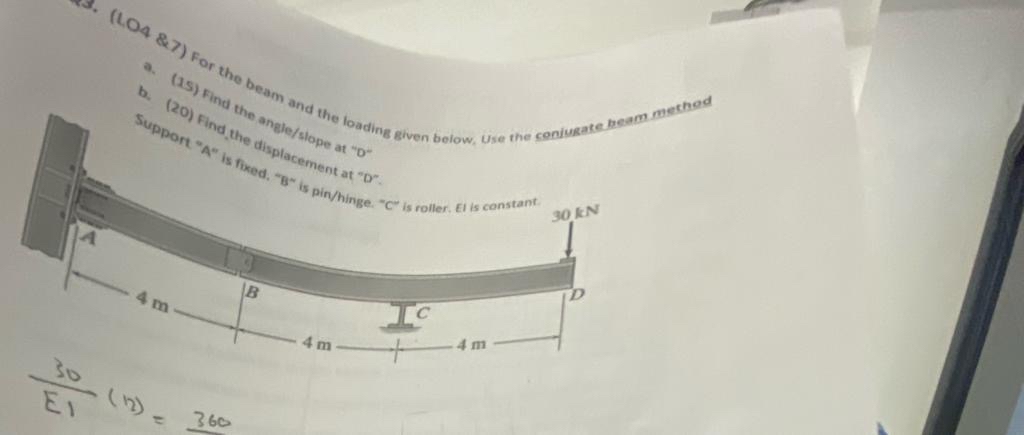 b . ( 2 5 ) Fing the angers the loa