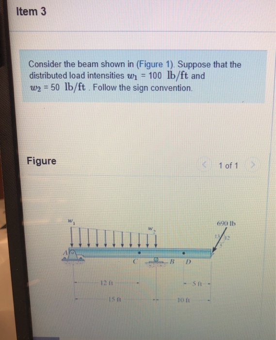 In the answer while finding the reactions of the