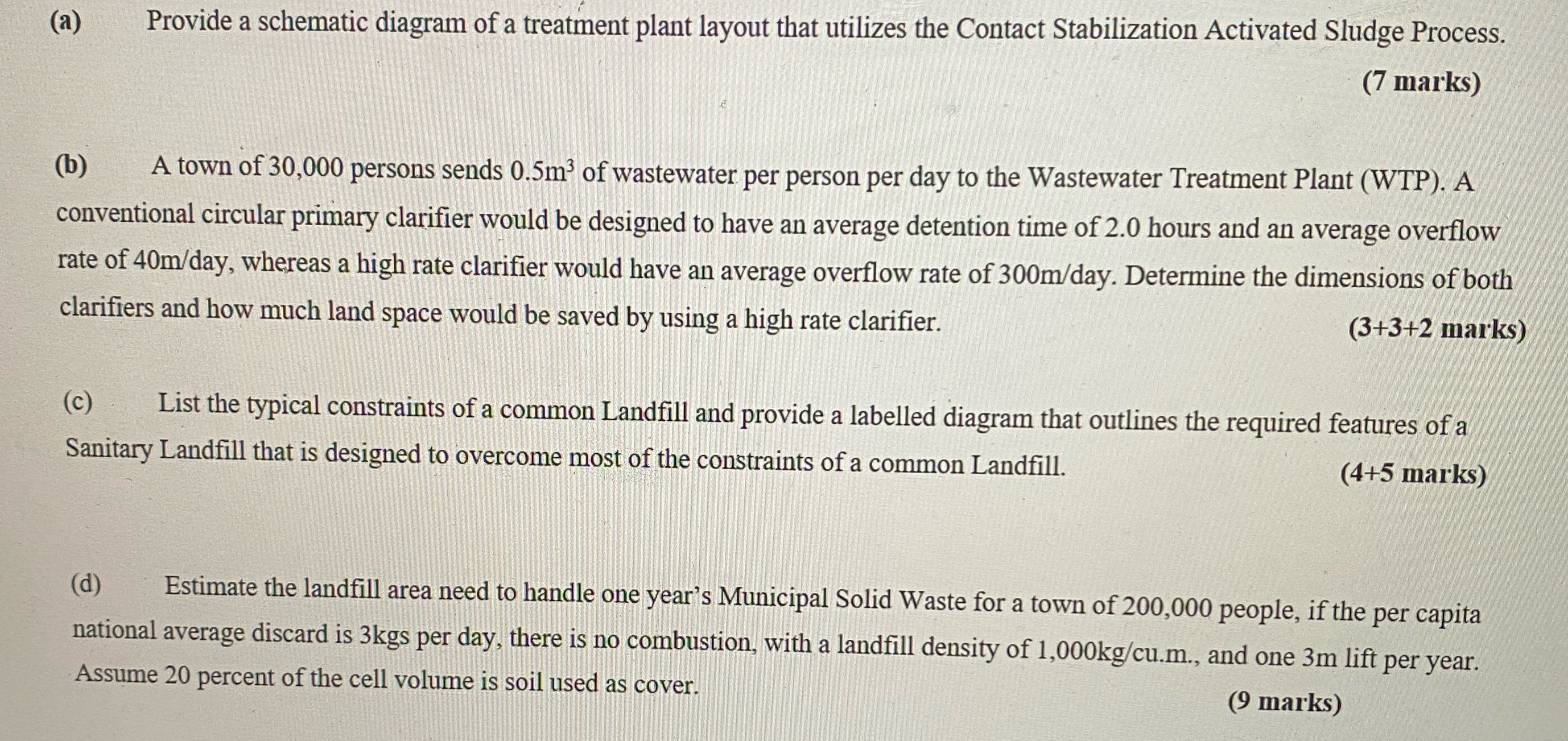 ( a ) Provide a schematic diagram of a treatment