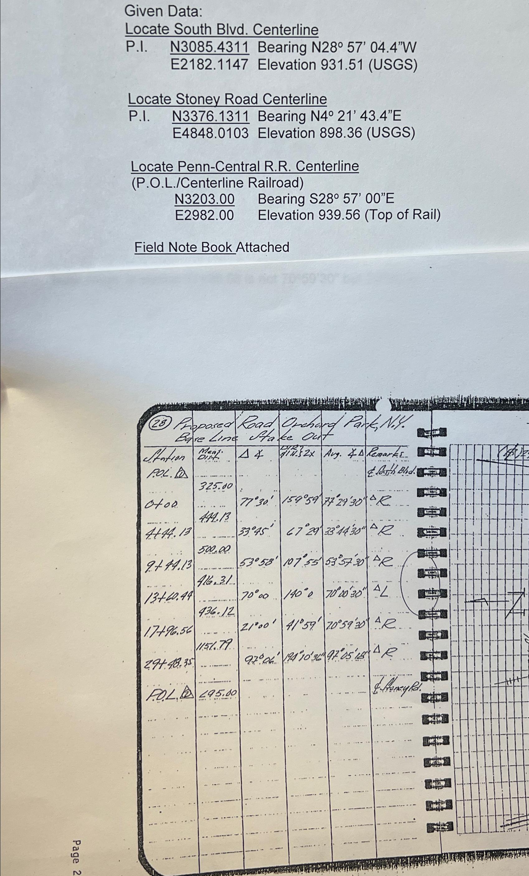 Calculate bearings of all lines and calculate