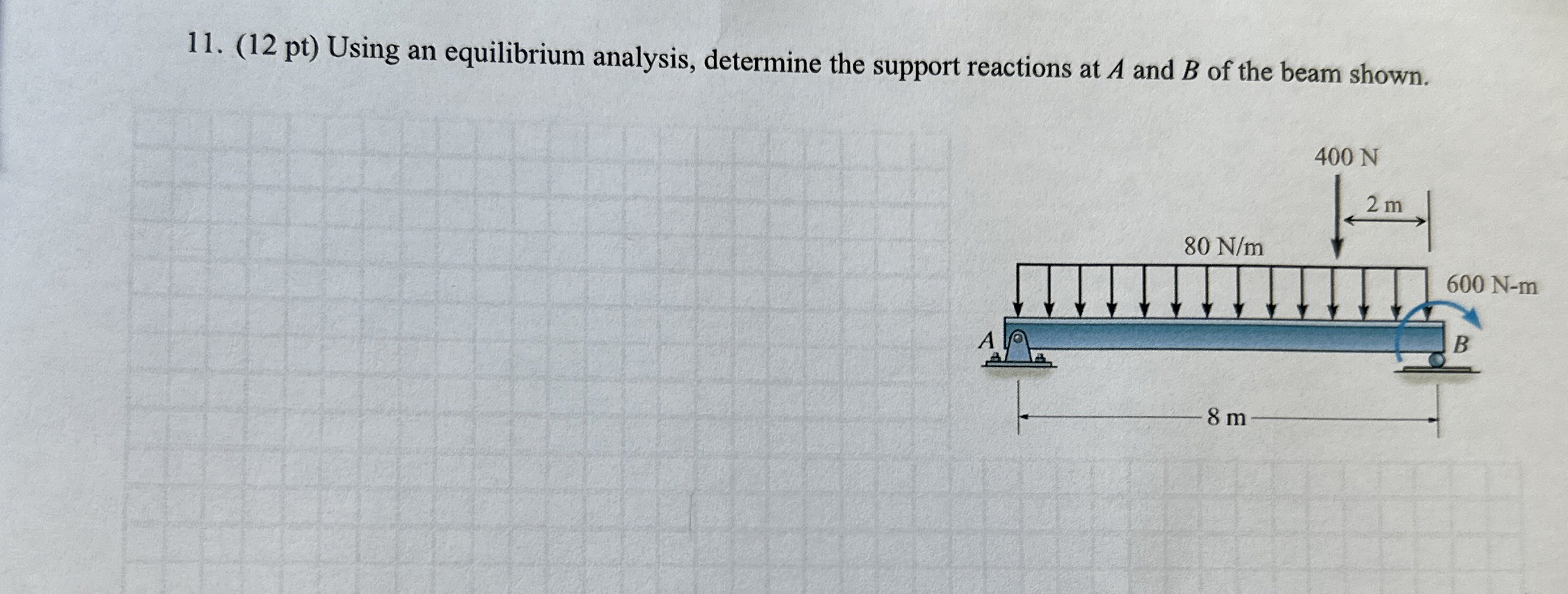 ( 1 2 pt ) Using an equilibrium analysis,