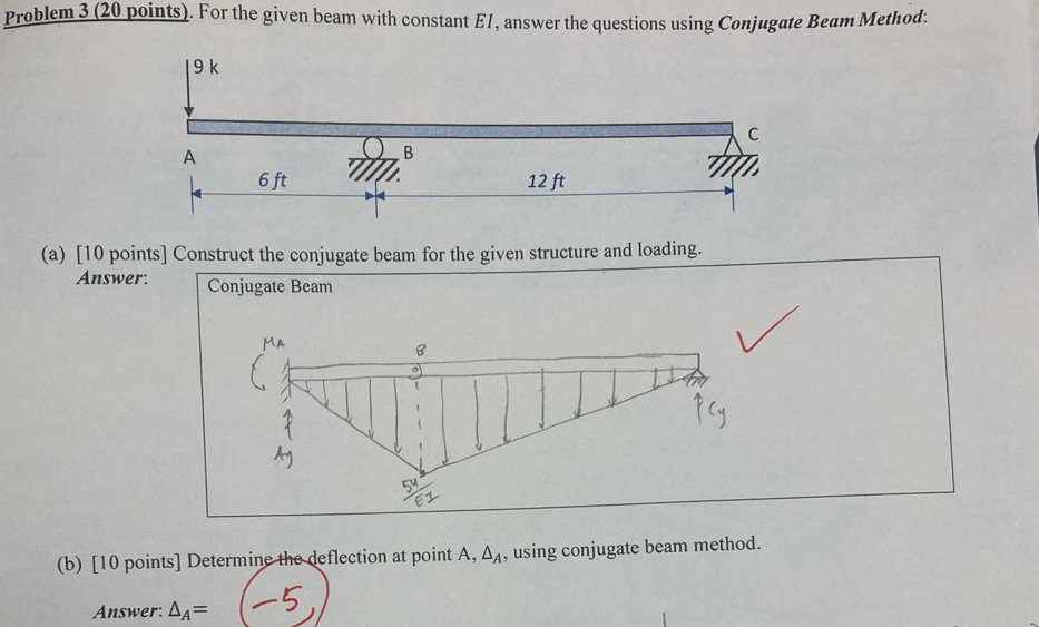 Can you please help me . Problem 3 ( 2 0 points )