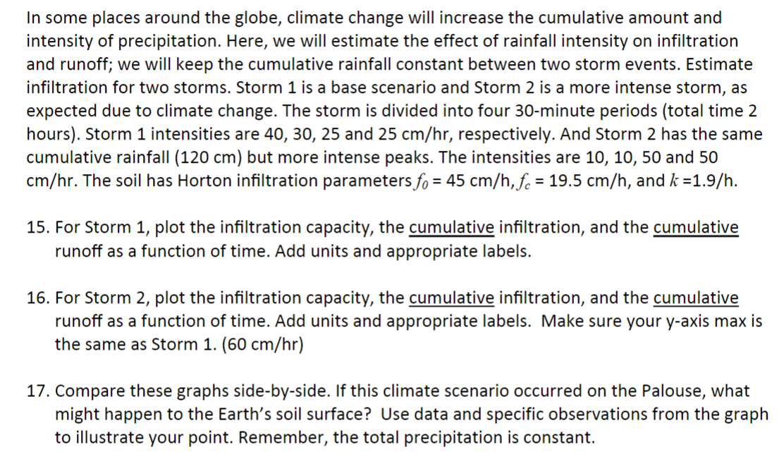 In some places around the globe, climate change