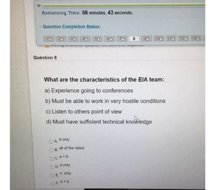 Remaining Time: 0 6 minutes, 4 3 seconds.