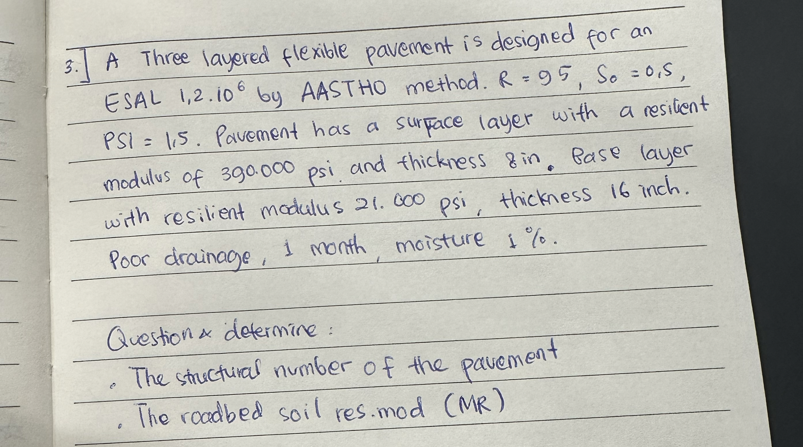How to solve 3 . ] A Three layered flexible