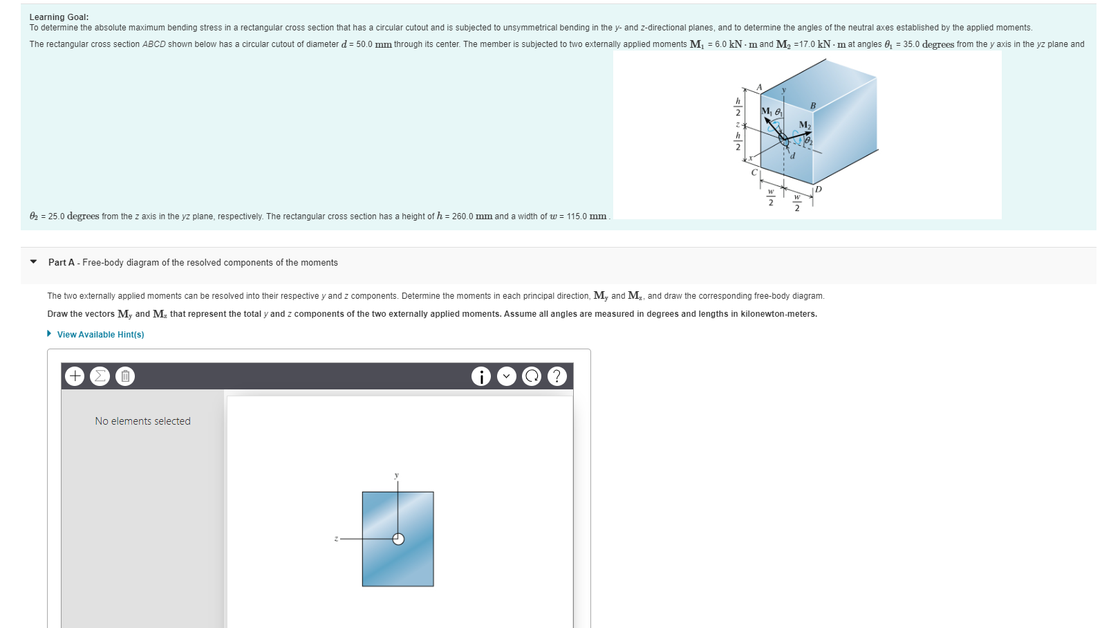 Learning Goal: 2 = 2 5 . 0 degrees from the z