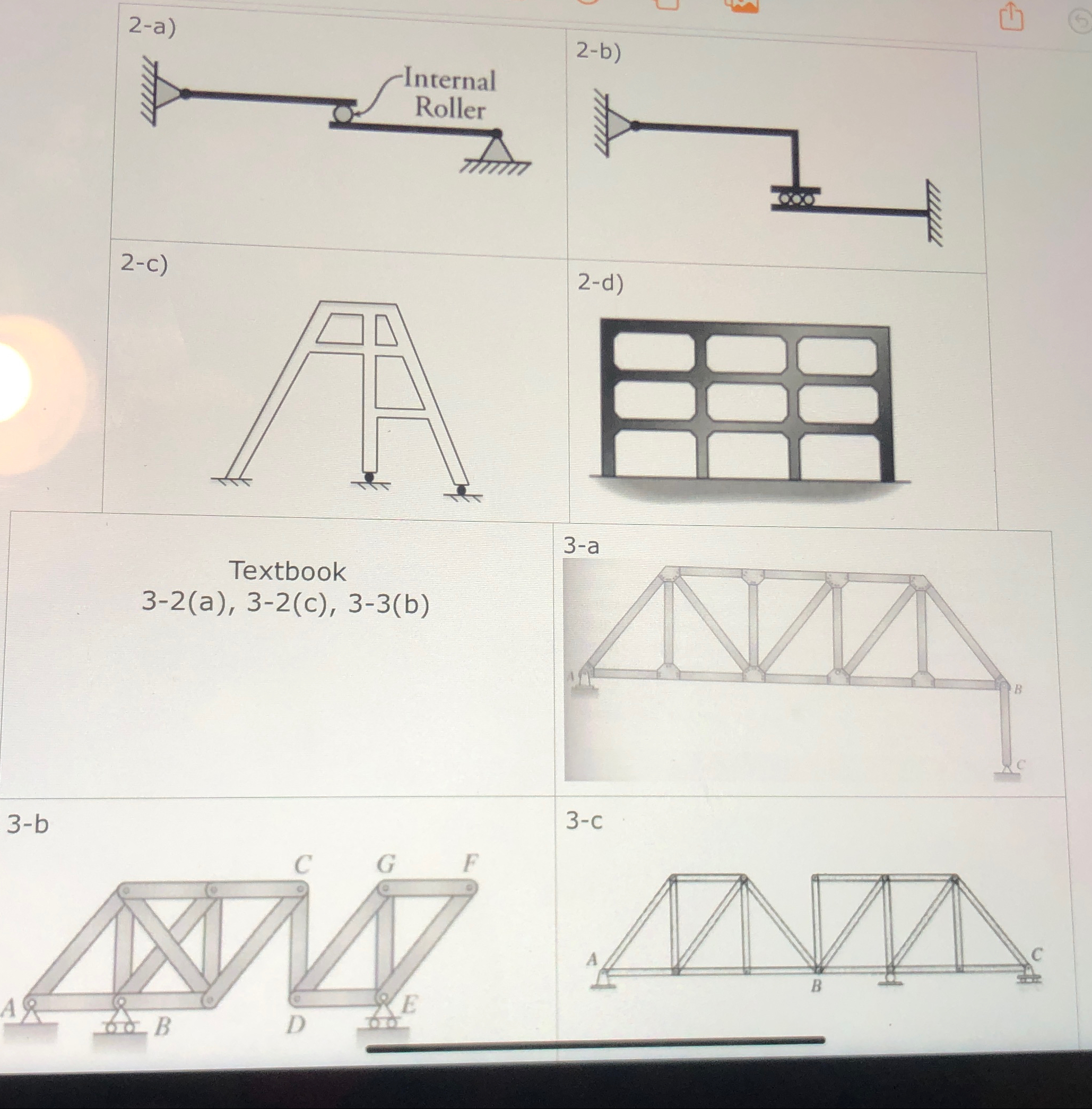 i . Is the structure stable or unstable? ii . If