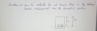 Problem 1 1 ) , How to calalate the net tensile