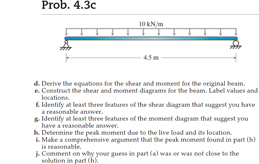 Prob. 4 . 3 c d . Derive the equations for the