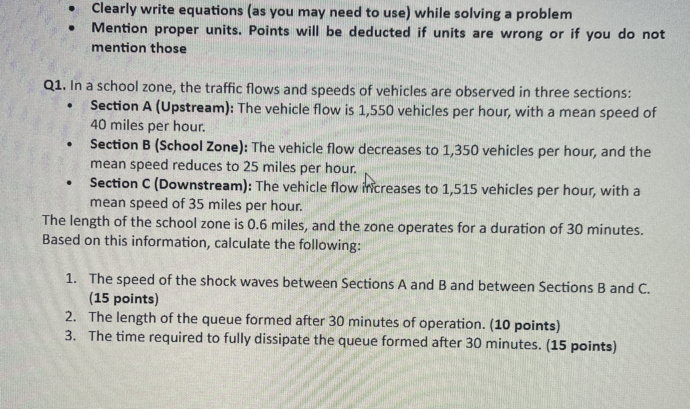 Clearly write equations ( as you may need to use