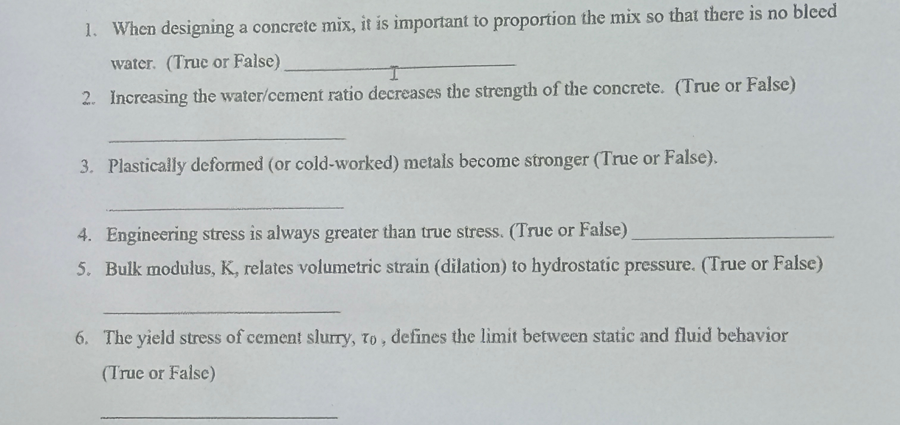 When designing a concrete mix, it is important to