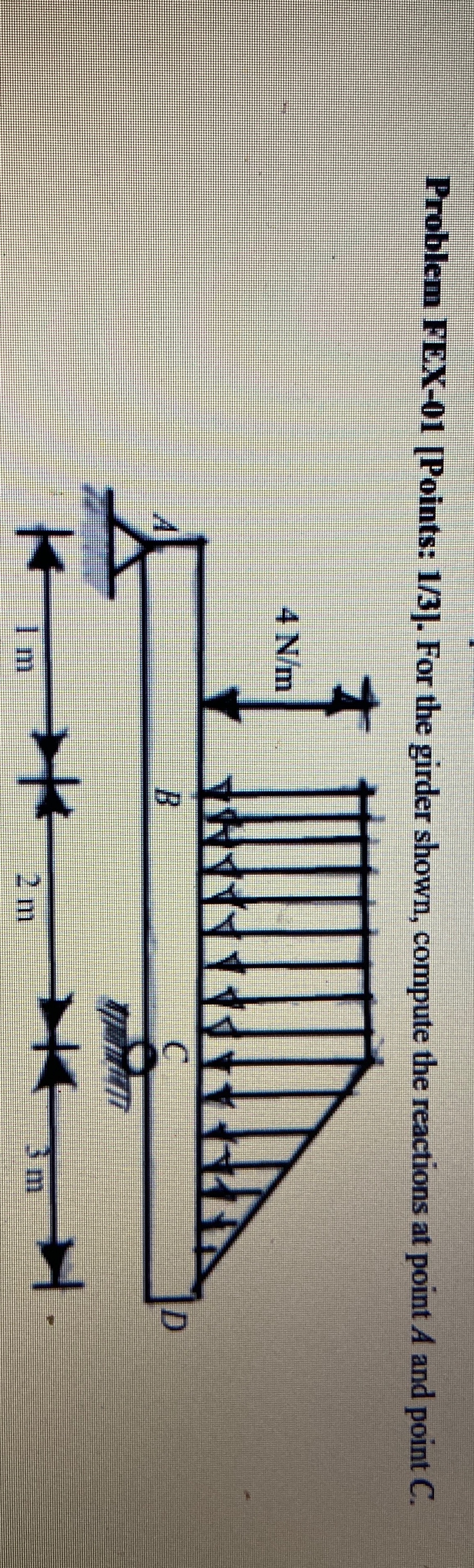 Problem FEX - 0 1 [ Points: 1 / 3 ] . For the
