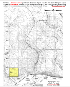 Problema 4 . Delimitar la cuenca que tributar a (