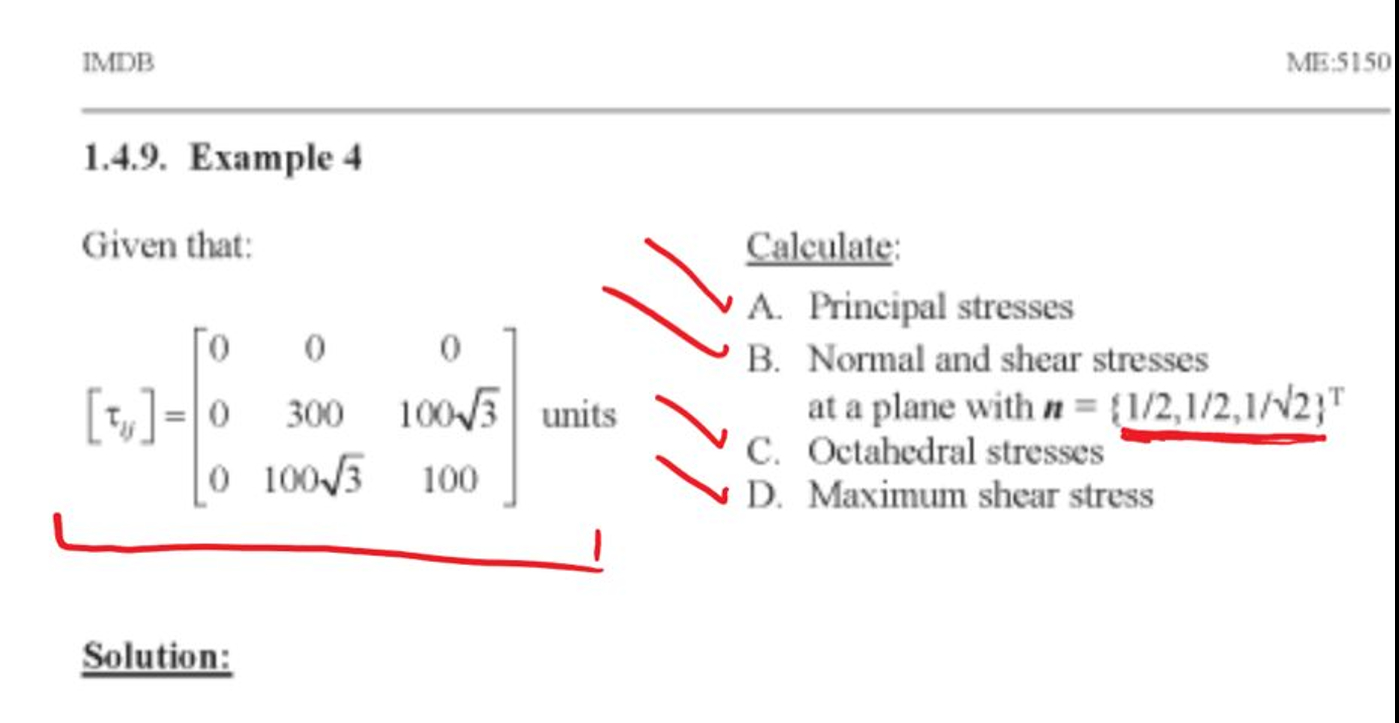 1 . 4 . 9 . Example 4 Given that: [ i j ] = [ 0 0