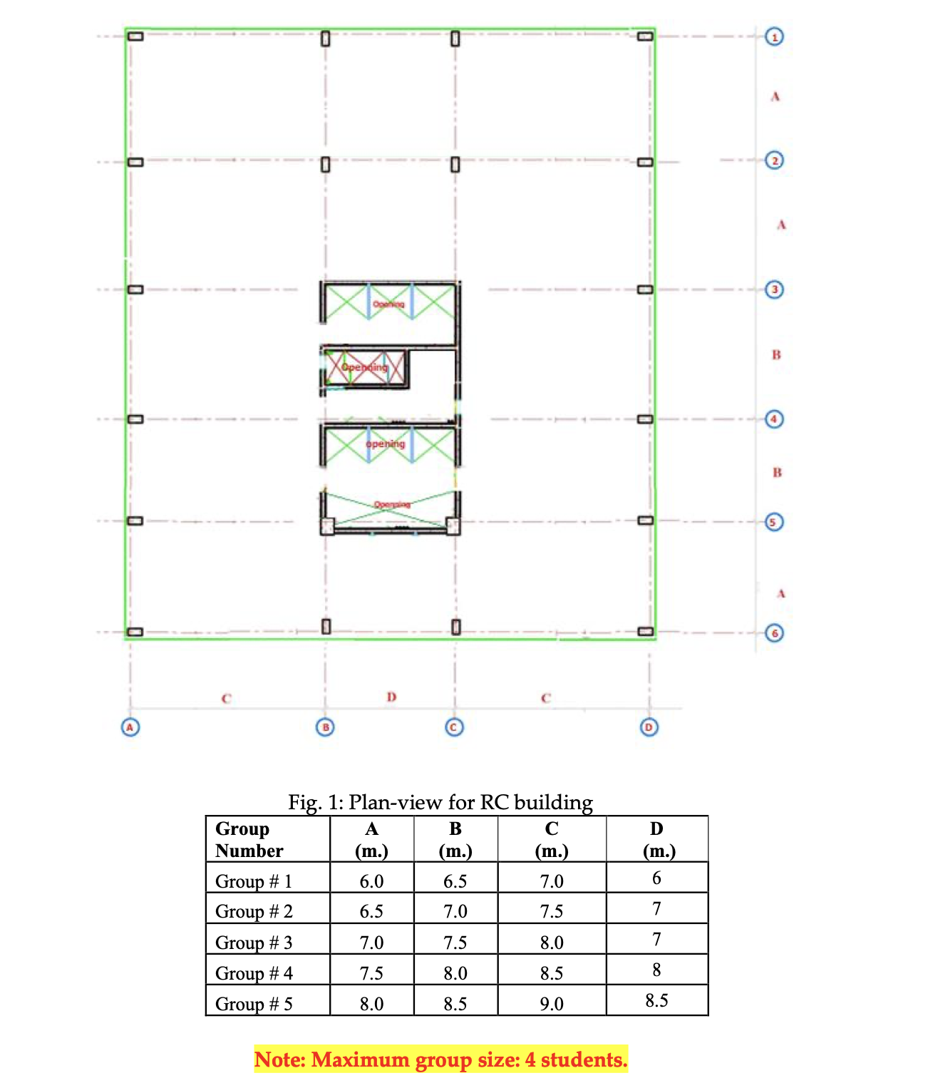 f ' c = 2 8 MPa. MPa f y 4 2 0 TYP . Beam Width =