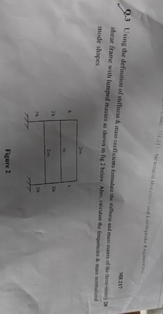 ME 2 1 7 Q . 3 Using the definition of stiffness