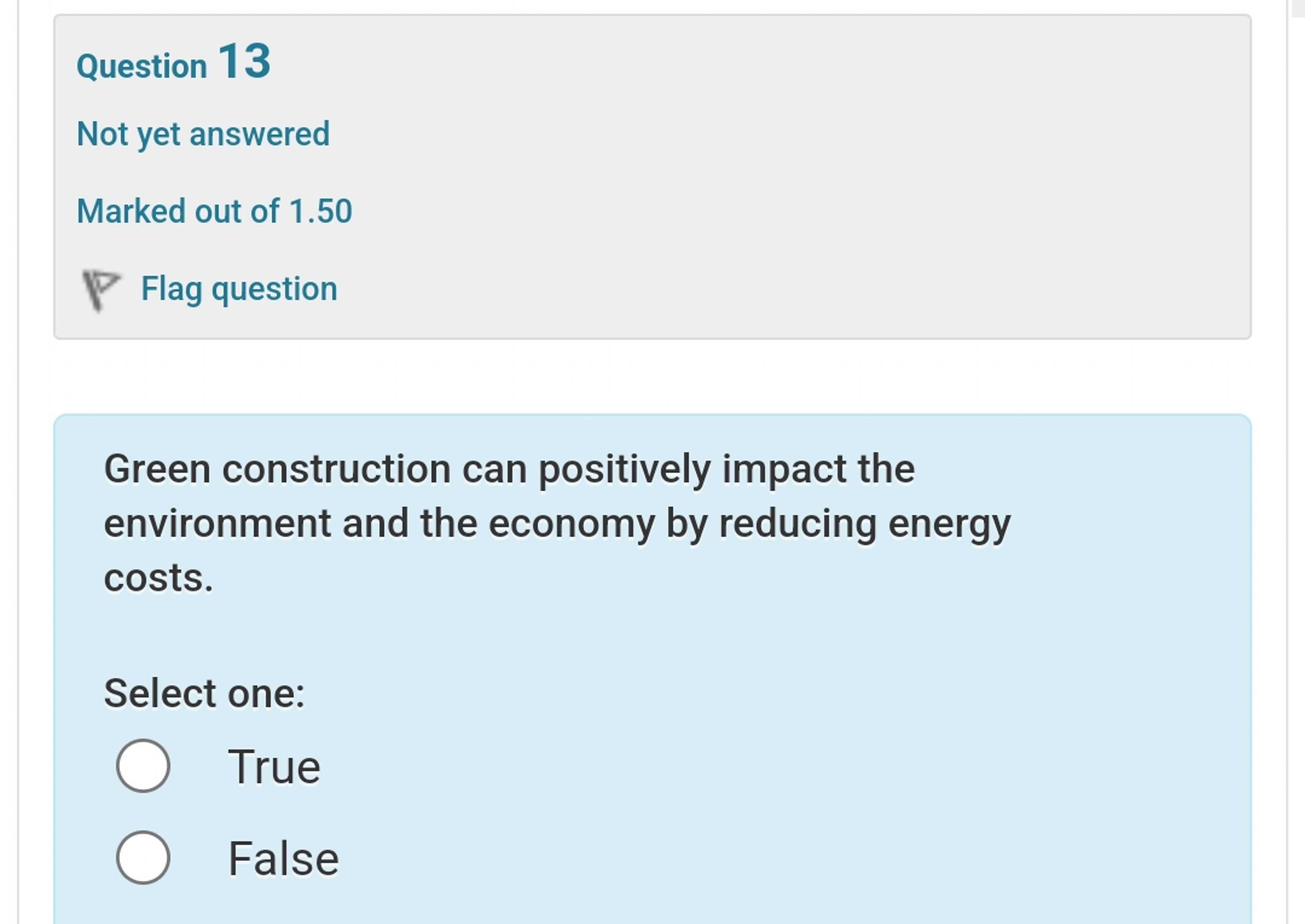 Green construction can positively impact the